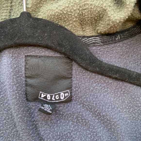 Volcom fear charcoal zip monster hoodie - Picture 4 of 8